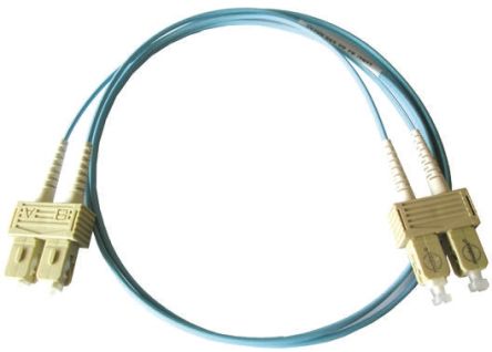 Molex Premise Networks Cable De Fibra óptica OM3 Serie 91, Con A: SC, Con B: SC, Long. 2m, Funda De PVC Agua,