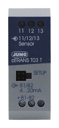 Jumo Temperatur-Messumformer 7,5 → 30 V Dc Für Pt100