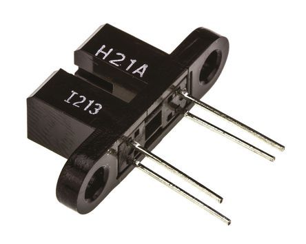 Isocom H21A Schraub Phototransistor Gabel-Lichtschranke, Anstieg 8μs / Fallzeit 50μs, 4-Pin