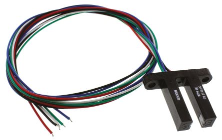 Optek OPB917BZ, Through Hole Slotted Optical Switch, Buffer, Open-Collector With 10K Pull-Up Resistor Output