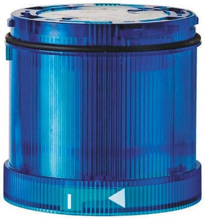 Werma 信号塔装置, 644 系列, EVS, 65mm高, 蓝色, 灯泡, 24 V 直流电源, 直流电池, 70mm 直径底座
