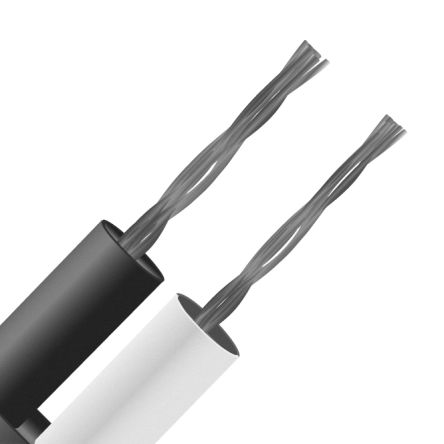 RS PRO Câble Pour Thermocouple Type J, 25m, Non Blindé, Temp. Max. +250°C, Gaine PTFE