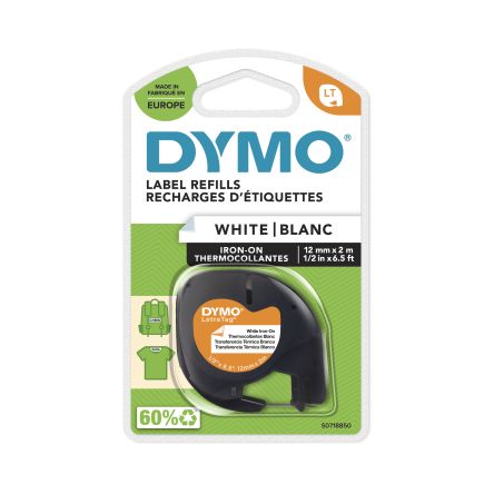 Dymo Rhino Beschriftungsband Schwarz Für Letratag LT100H, Letratag LT100T Auf Weiß
