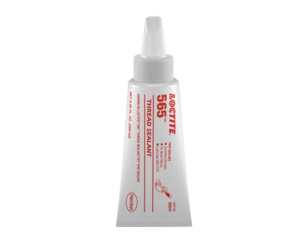 Henkel Sellador De Roscas Loctite 565 De Color Blanco, Tubo De 50 Ml, Sellado De Roscas