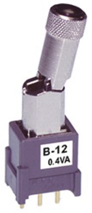 NKK Switches PCB-Montage Kippschalter 1-polig Ein-(Ein) 100 MA @ 28 V Ac/dc, Lötanschluss