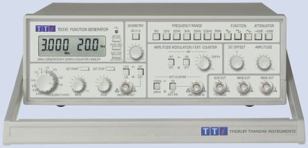 Aim-TTi TG300 Funktionsgenerator, Wobbler 0.03Hz → 3MHz 1-Kanal Digitalfrequenz