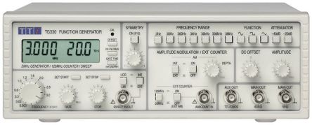 Aim-TTi Generador De Funciones TG330, Calibrado RS, Onda Sinusoidal De 0.03Hz → 3MHZ