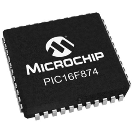 Microchip Microcontrôleur, 8bit, 192 B RAM, 128 X 8 Mots, 4K X 14 Mots, 20MHz, PLCC 44, Série PIC16F