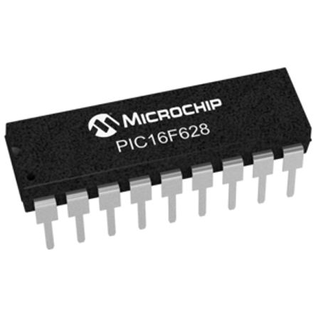 Microchip Mikrocontroller PIC16F PIC 8bit THT 128 X 8 Wörter, 2048 X 14 Wörter PDIP 18-Pin 4MHz 224 B RAM