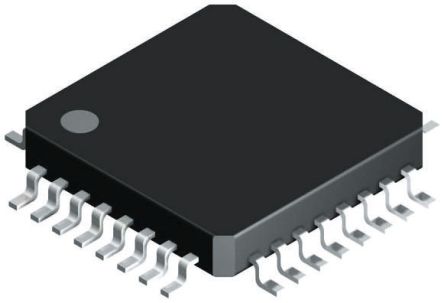 Microchip ATMEGA48P-20AU, 8bit AVR Microcontroller, ATmega, 20MHz, 256 B, 4 KB Flash, 32-Pin TQFP