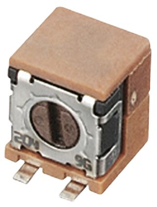 Nidec Components ST-4 1-Gang SMD Trimmer-Potentiometer, Seitliche Einstellung, 10kΩ, ±20%, 0.25W, Gullwing, L. 5mm