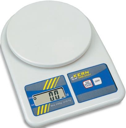 Kern Weighing Scale, 2.2kg Weight Capacity Type C - European Plug, Type G - British 3-pin, With RS Calibration