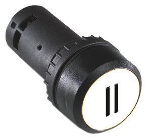 ABB Compact Drucktaster Beleuchtet Tafelmontage, EIN-AUS Schalter, 1-polig
