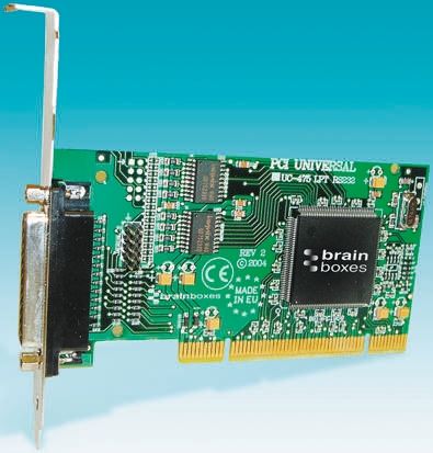 Brainboxes PCI Erweiterungskarte Parallel, 2-Port LPT 115.2Kbit/s 16 B