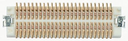 Hirose DF12 Series Straight Surface Mount PCB Socket, 20-Contact, 2-Row, 0.5mm Pitch, Solder Termination