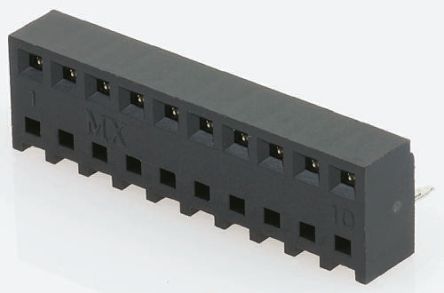 Molex Conector Hembra Para PCB Serie KK 254 44812, De 14 Vías En 1 Fila, Paso 2.54mm, 250 V, 12A, Montaje En Orificio