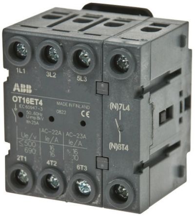 ABB Interrupteur-sectionneur, 4 P, 100A, 750V C.a.