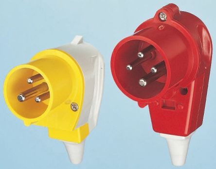 MENNEKES Leistungssteckverbinder Stecker Rot 3P + N + E, 400 V / 16A, Kabelmontage IP44