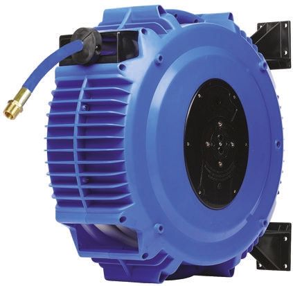 HW1215 | RS Pro 1/2 in G 12mm 490mm Hose Reel 15m 16 bar, Wall Mounting ...