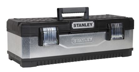 Stanley Kunststoff Werkzeugbox, L. 66cm B. 22.2cm H. 29cm, Metall Schloss