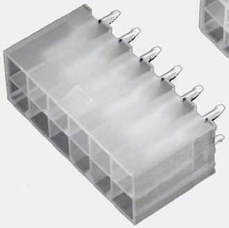 TE Connectivity VAL-U-LOK Leiterplatten-Stiftleiste Gerade, 16-polig / 2-reihig, Raster 4.2mm, Kabel-Platine,
