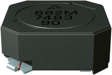 EPCOS Inductance CMS 680 μH, 420mA Max, Dimensions 10.4 X 10.4 X 4.8mm, Blindé, Série B82462-G4