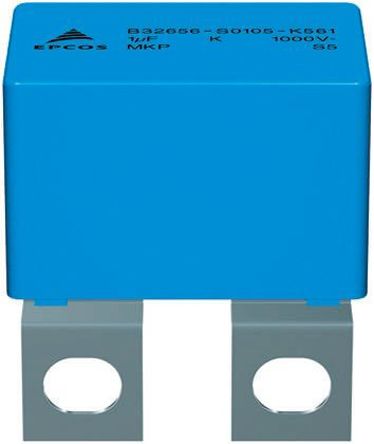 EPCOS Condensador De Película, 470nF, ±10%, 1 KV Dc, 480 V Ac, Pestaña