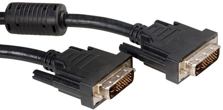 Roline DVI-Kabel A DVI-D Dual Link - Stecker B DVI-D Dual Link - Stecker, 2m Schwarz