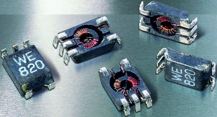 Wurth Elektronik WE-SL1 Stromkompensierte SMD Drossel, 82 μH, 440 Ω / 100 KHz, 0.20Ω, 300 MA, 6.5 X 3.6 X 1.65mm, -40