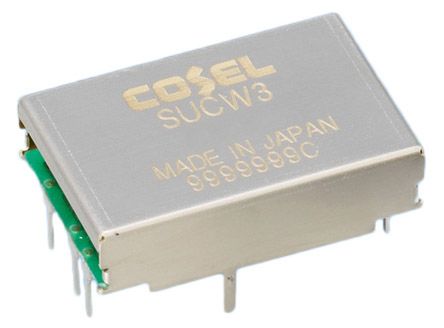 Cosel DC-DC Converter, ±15V Dc/ 100mA Output, 4.5 → 9 V Dc Input, 3W, Through Hole, +85°C Max Temp -40°C Min Temp