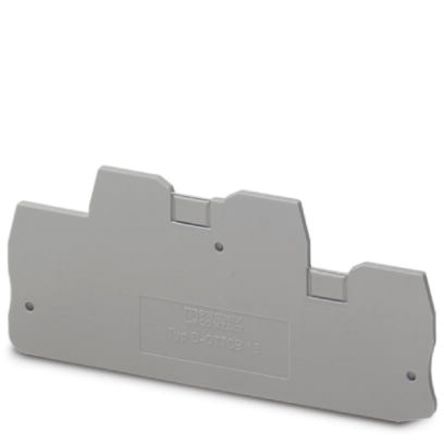 Phoenix Contact D-QTTCB 1.5 Series End Cover For Use With DIN Rail Terminal Blocks