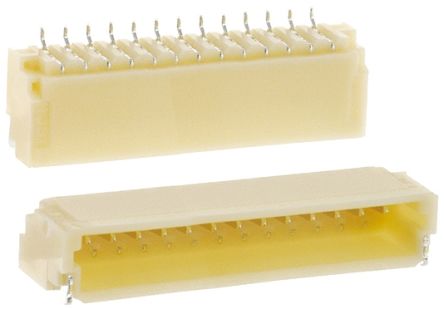 JST SH Leiterplatten-Stiftleiste Gewinkelt, 13-polig / 1-reihig, Raster 1.0mm, Kabel-Platine, Lötanschluss-Anschluss,