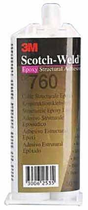 3M Adesivo Epossidico Scotch-Weld DP760, Col. Marrone, Tubo Da 50 Ml