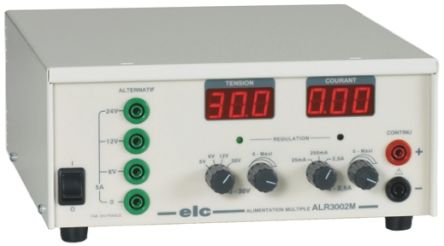 ELC ALR3002M 3-Kanal Digital Labornetzgerät 120W, 0 → 5V, 0 → 6V, 0 → 12 V, 0 → 30 V DC