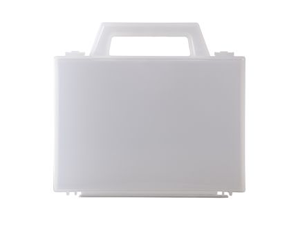 RS PRO Polypropylen Transportkoffer Transparent, Außenmaße 141 X 127 X 36mm / Innen 135 X 94 X 31mm