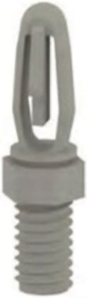 Essentra Nylon Leiterplatten Abstandshalter Für PCB-Stärke 1.57mm, Ø 4mm X 9.5mm, Gewinde M8 X 6.4mm