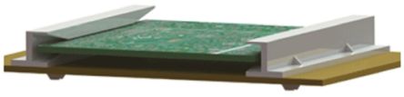 Essentra PCB Card Guide Horizontal Mount 101.6mm Long, 1.6mm Thick Max.