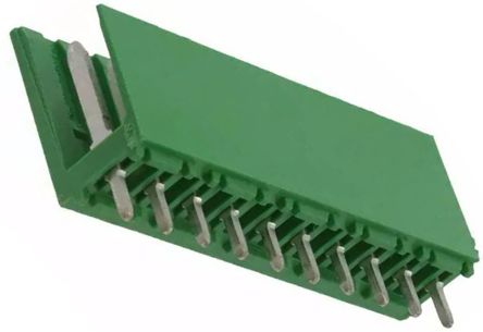 TE Connectivity AMPMODU MOD I Series Straight Through Hole PCB Header, 10 Contact(s), 3.96mm Pitch, 1 Row(s), Shrouded
