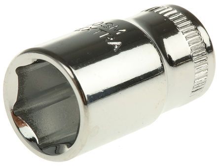 Bahco 1/4 In Drive 9/32in Standard Socket, 6 Point, 24.7 Mm Overall Length