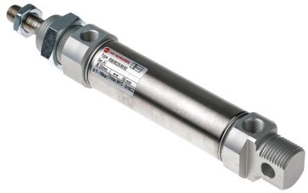 Norgren RM/8000/M, G 1/8 Pneumatik-ISO-Zylinder Doppeltwirkend, Bohrung Ø 25mm / Hub 25mm, Bis 10bar