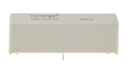 Sensata / Cynergy3 干簧管继电器, 24V 直流线圈电压, 单刀单掷, 最大切换电流 2 A