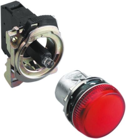 Allen Bradley Leuchtmelder 800F Rot, Ausschnitt-Ø 22mm LED Tafelmontage IP 66 Schraub