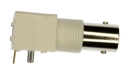TE Connectivity Conector Coaxial 1-1478031-0, Hembra, Ángulo De 90°, Impedancia 75Ω, Montaje En PCB, Terminación De