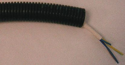 PMA Flexible Conduit, 25mm Nominal Diameter, Plastic, Black