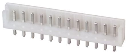 JST EH Series Straight Through Hole PCB Header, 12 Contact(s), 2.5mm Pitch, 1 Row(s), Shrouded