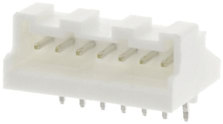 JST PA Series Right Angle Through Hole PCB Header, 7 Contact(s), 2.0mm Pitch, 1 Row(s), Shrouded