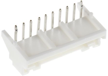 JST PA Series Right Angle Through Hole PCB Header, 10 Contact(s), 2.0mm Pitch, 1 Row(s), Shrouded