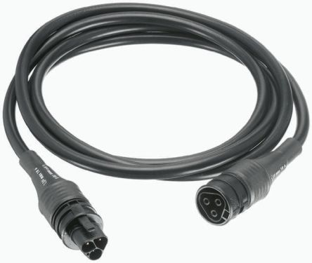 Wieland H05W Series Cable Assembly, 3-Pole, Male To Female, 20A
