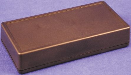 Hammond Caja Portátil De ABS Pirroretardante Negro, 220 X 110 X 44mm,, , Muesca De Teclado, IP54