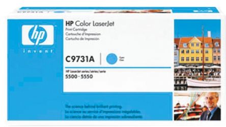 Hewlett Packard C9731A Toner Cyan Für Drucker, 12000 Seitenertrag (ca.)